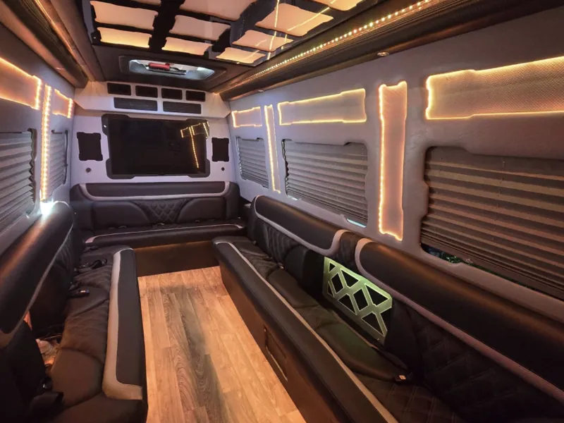 Limo Style Sprinter interior